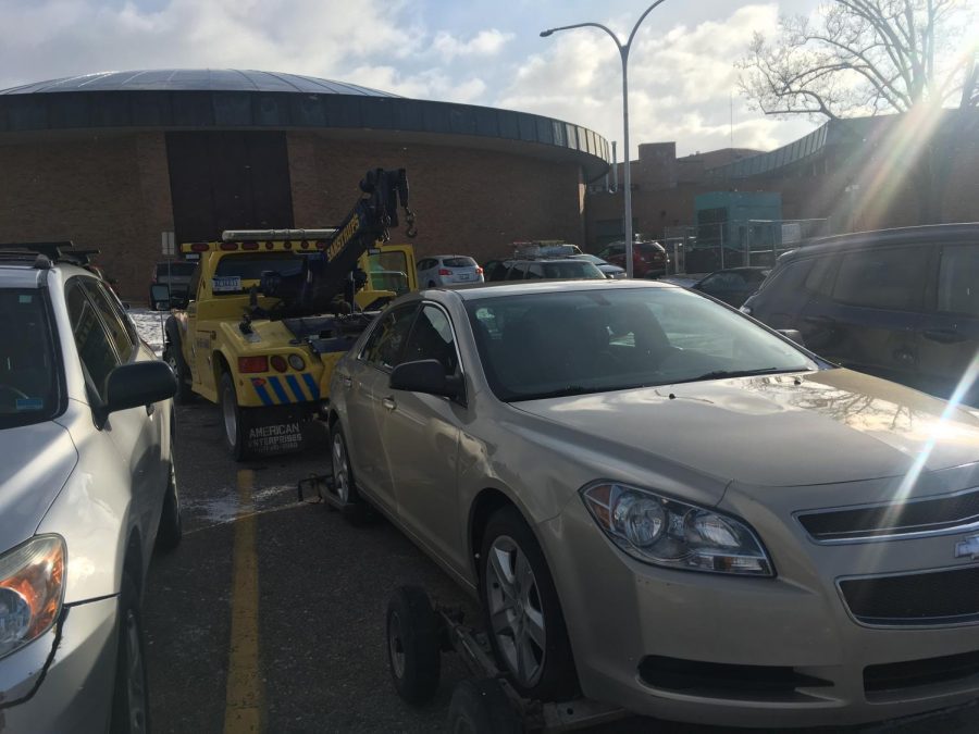 The first car to be towed