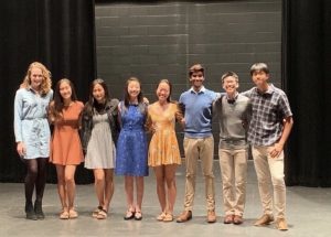NHS 2020 board (left) and 2021 board (right) at the induction ceremony.