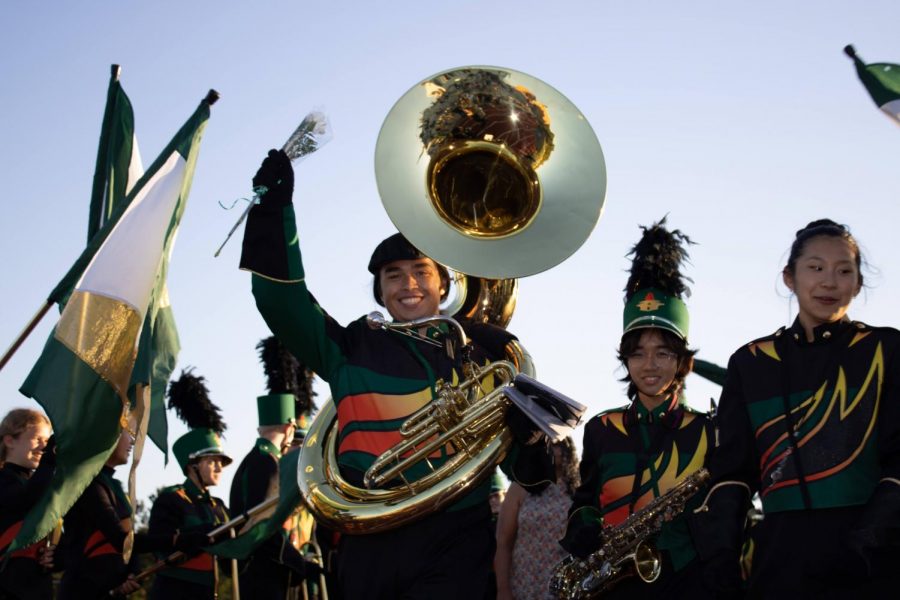 Hurons marching band concluded their 2021 season on Oct. 1, where they played Viva La Vida, Poker Face and a Daft Punk medley.