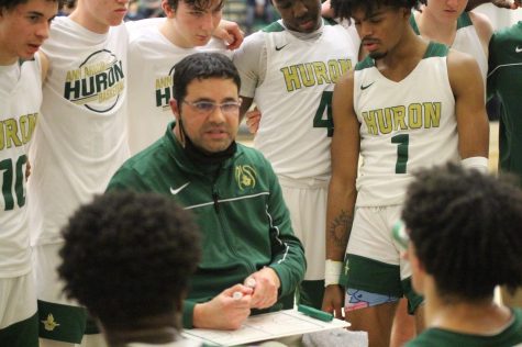 Coach Waleed Samahas team recently improved to 11-2 due to his sons buzzer-beating three from half-court. Huron looks to build on that performance tonight, playing away at Dexter.
