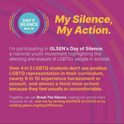 The National Day of Silence will take place on Friday April 22. 