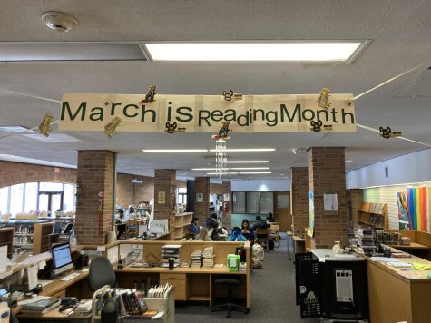 For the month of March, Huron has been participating in March is Reading Month. 
