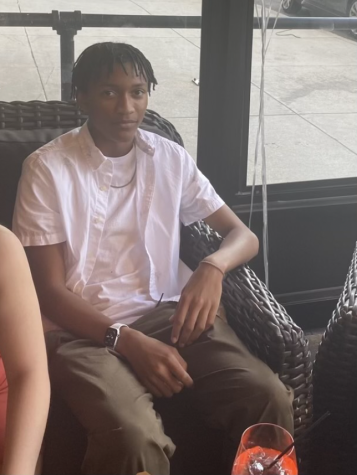 Junior Trey Ward out at dinner.