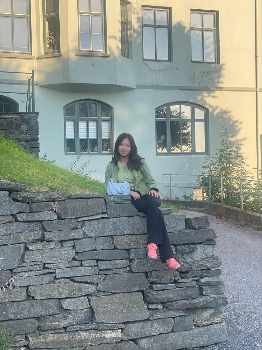Chen posing for a picture in Oslo, Norway. Photo courtesy of Chen.
