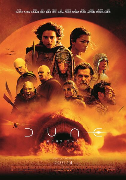 Dune: Part 2, directed by Denis Villeneuve, was released on March 1st, 2024. Photo courtesy of Printerval (Sofia Steam).  