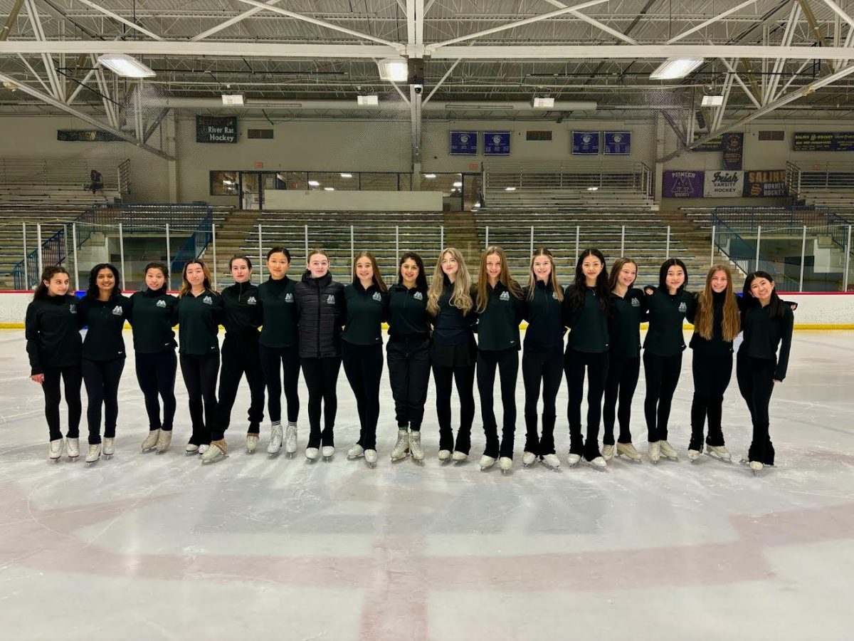 Ann Arbor figure skaters, lead the way to State Finals! 
Photo courtesy of Victoria Wilkinson 
