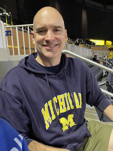Stephen Wheeler is a math teacher and volleyball coach at Huron High School. Photo courtesy of Wheeler
