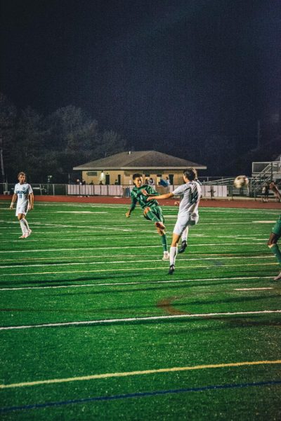 Huron's Varsity soccer team faces Salem on the 2025 Senior night.