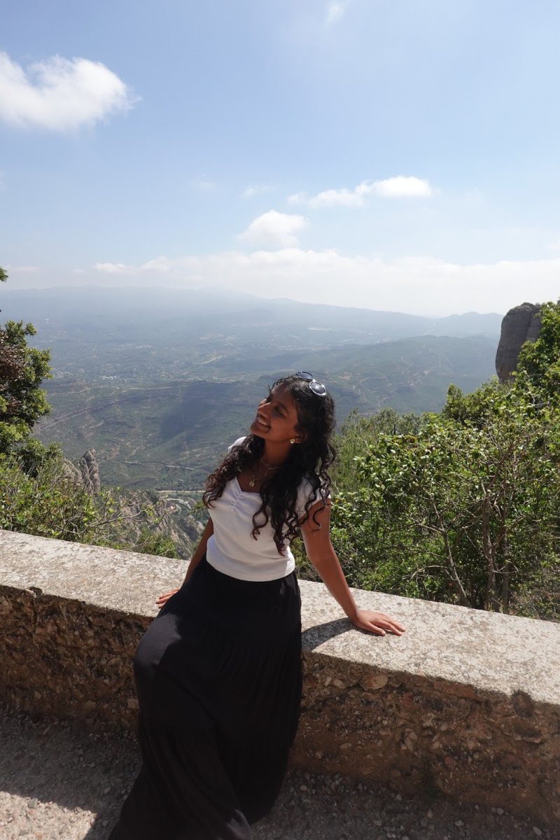 Smrithi Arcot in Spain for an Orchestra field trip. Photo in courtesy of Smrithi Arcot.