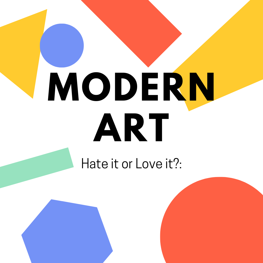 With modern art becoming the latest trend, it gains more love and hate every day.