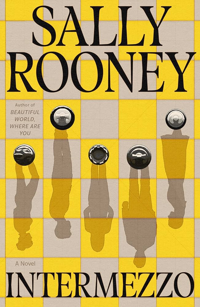 Intermezzo, written by author Sally Rooney, was released September 24, 2024. U.S. cover designed by Rodrigo Corral and June Park. 