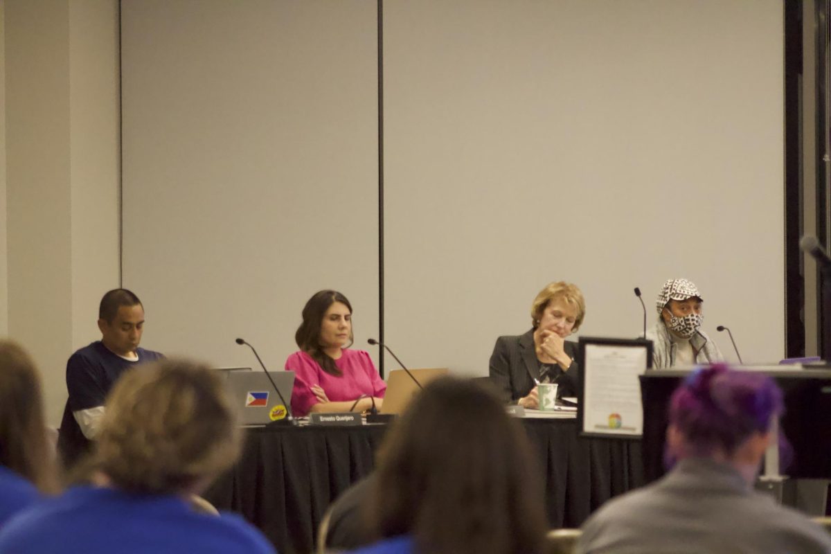 Board members overlook the meeting that took place on November 13th.