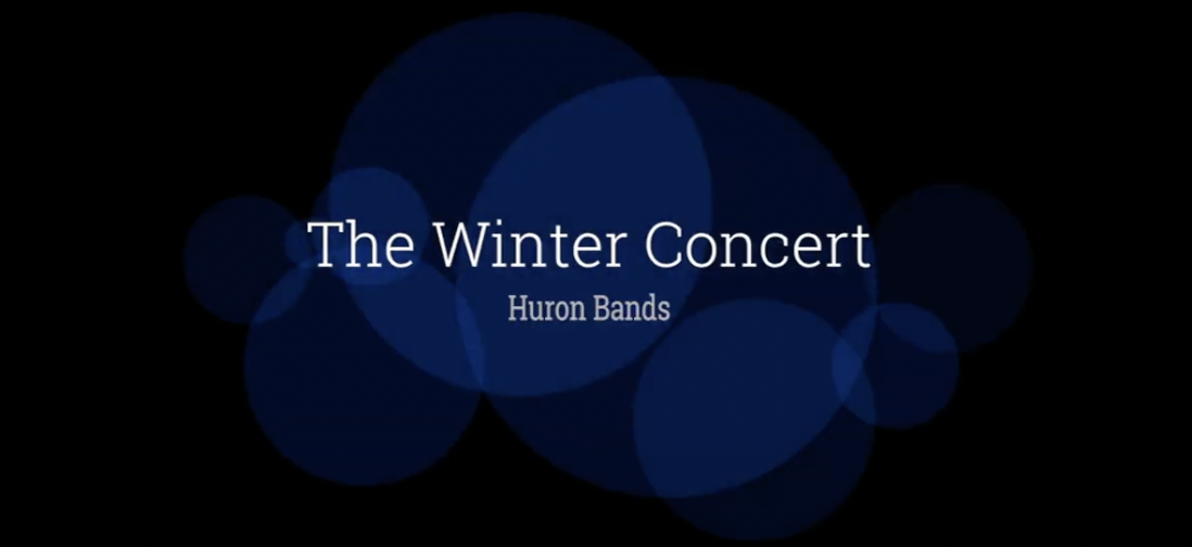 The Winter Concert was on December 16th.