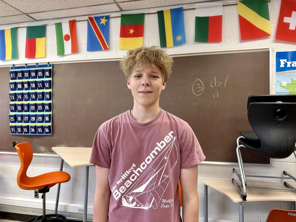 Williams in his AP French classroom. 