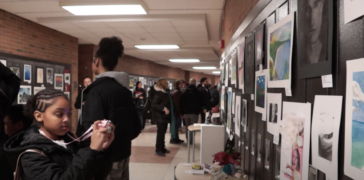 Huron High School once again hosted their annual art show. 