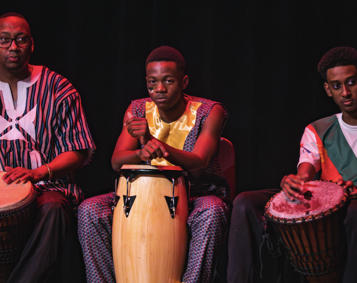 Sophomore Daniel Yiga expresses his high spirts and pride regarding Black History Month. 