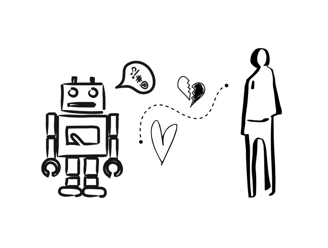 As AI develops so does its relationship with humanity. Graphic courtesy of Ella Yip 