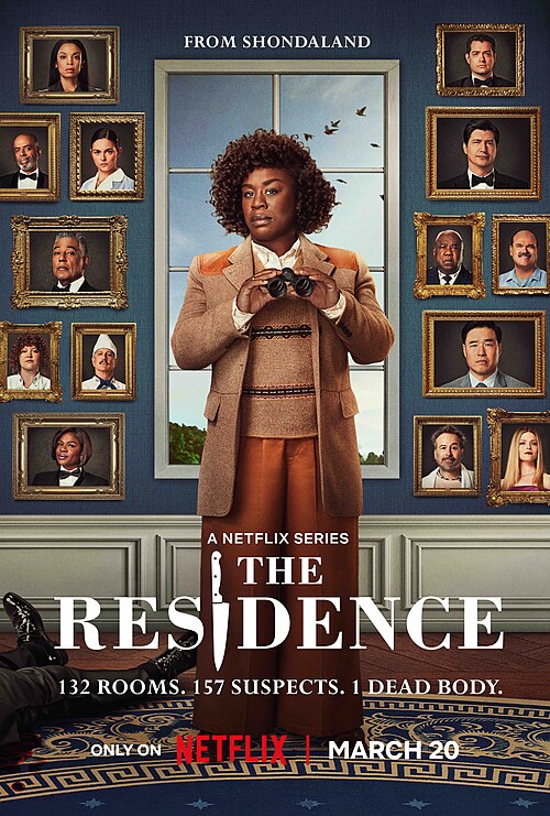 The Residence is 2025 TV show following Uzo Aduba as Cordelia Cupp, a detective solving a murder during a state dinner. Photo courtesy of Netflix. | Used with permission
