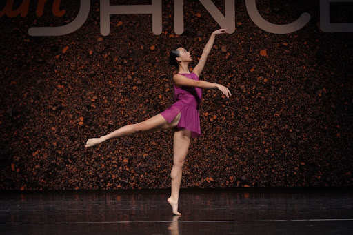 Wu dances her solo competitive dance at the I Am Dance Regionals in Howell. Photo courtesy of Wu