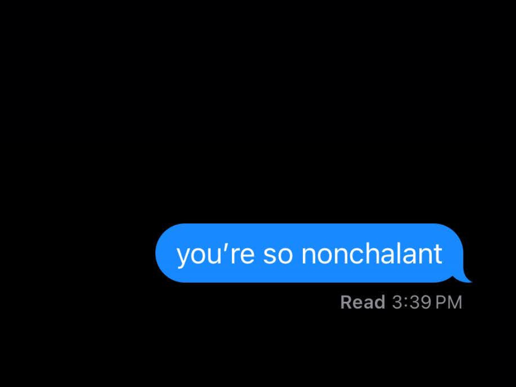 The idea of nonchalance has sparked a set of unspoken rules: don’t get too excited, don’t reveal too much, and definitely don’t reply too fast.