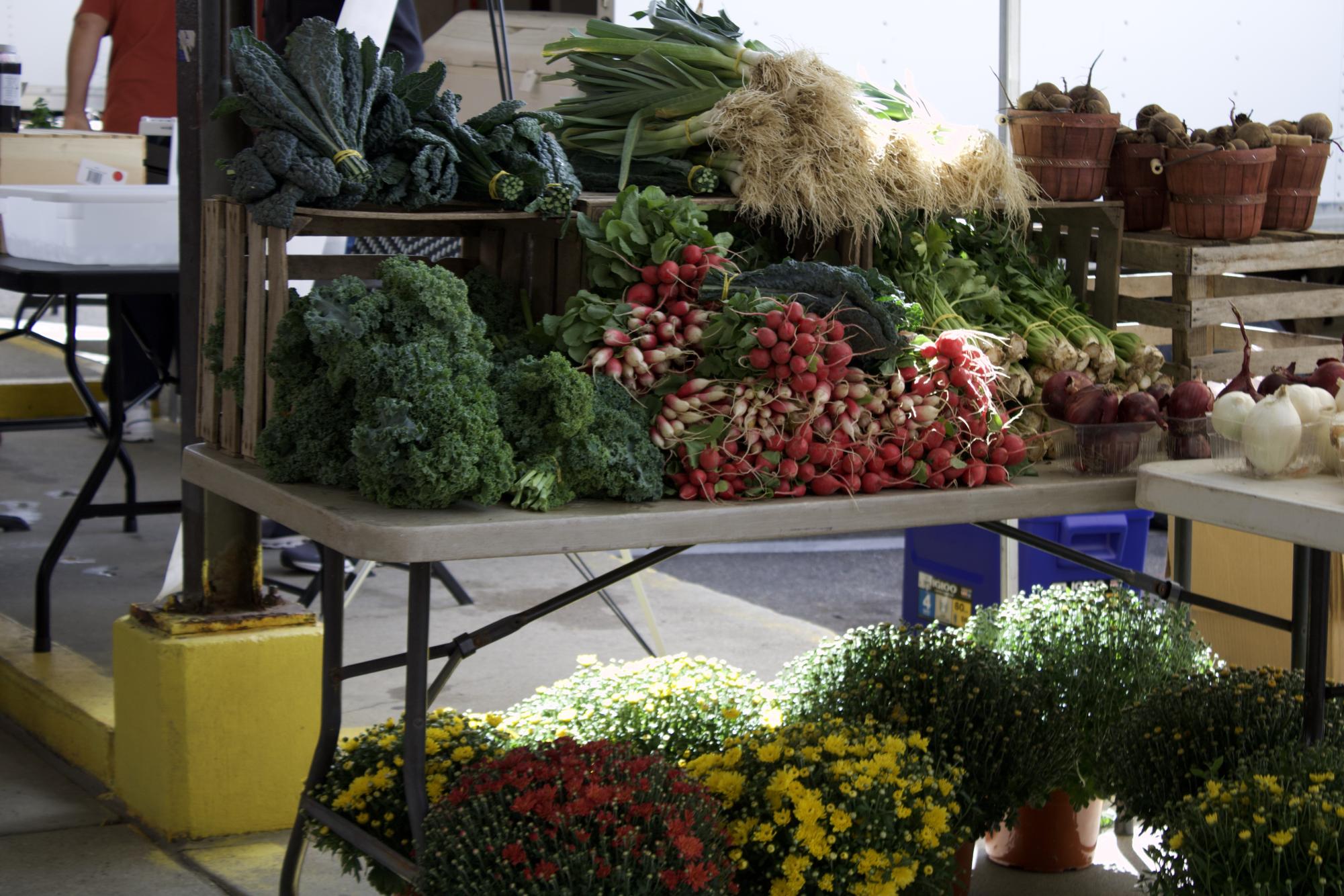 The Ann Arbor Farmers Market is open every Wednesday 7 a.m. to 3 p.m. from May to December, and every Saturday 8 a.m. to 3 p.m. year-round.
