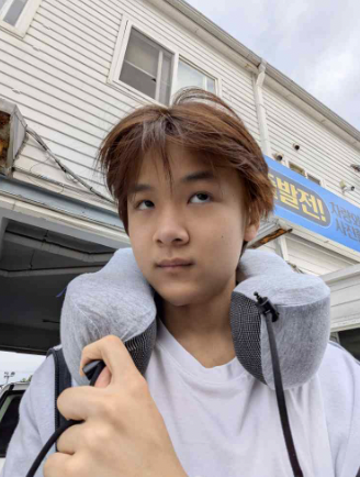 Andrew Kang enjoying his trip to South Korea. Photo courtesy of Kang.