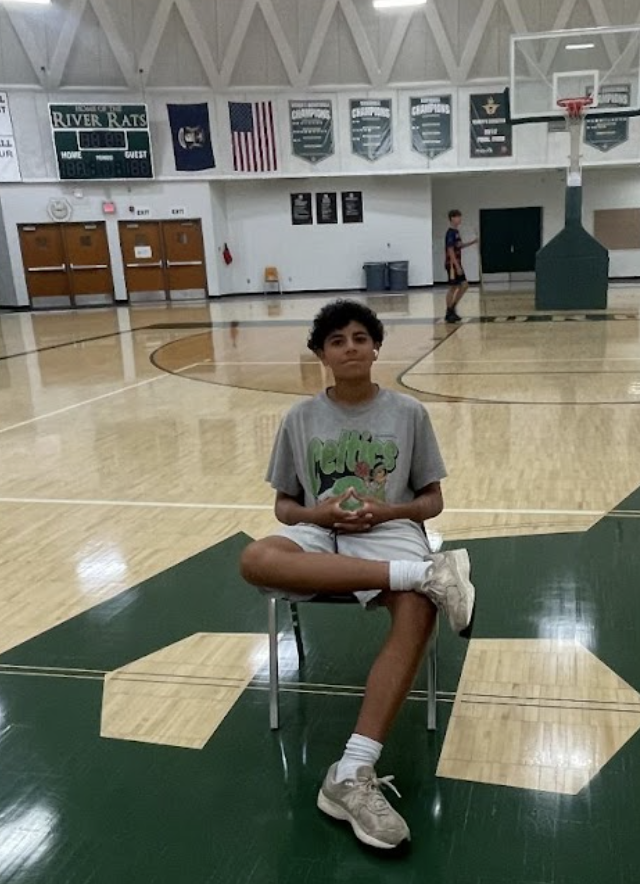 Abdala in Huron's dome gym. Courtesy of Abdala. 