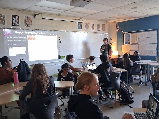 Crowley teaches 9th grade English during 3rd period.