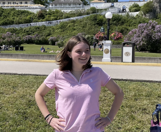 A picture of me from a trip to Mackinaw Island that I took with Zoé.