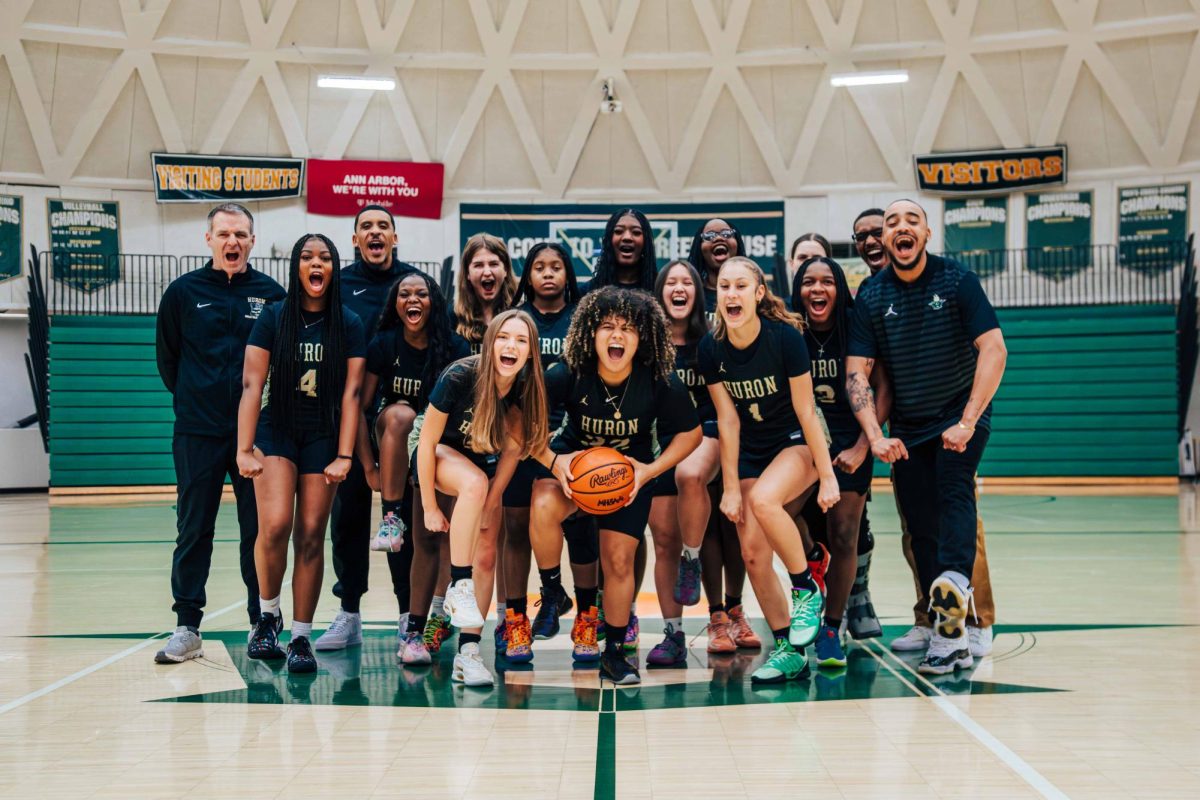 The varsity women's basketball team took their first win on Monday.