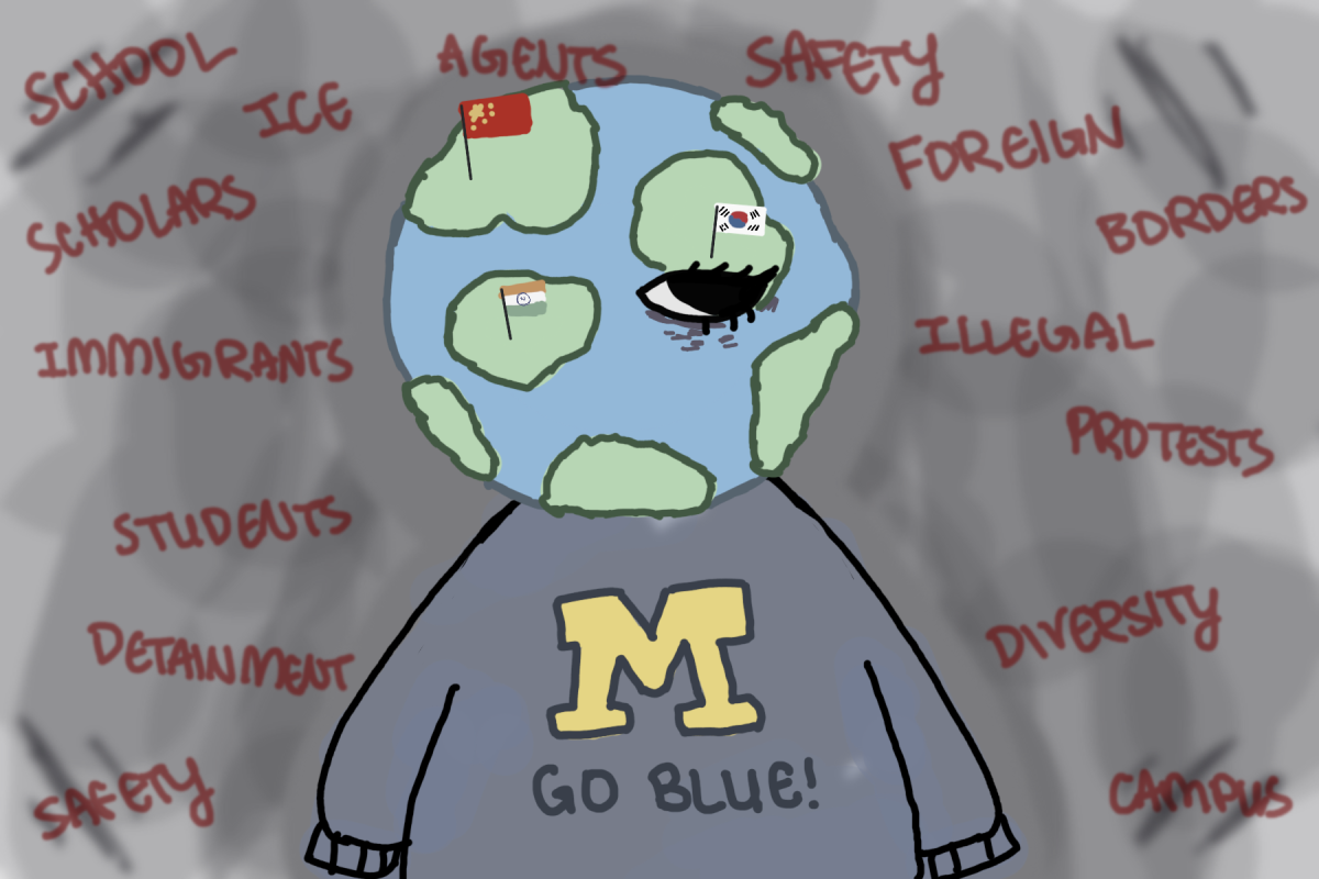 The diverse body of the University of Michigan students against the face of policy changes on campus.