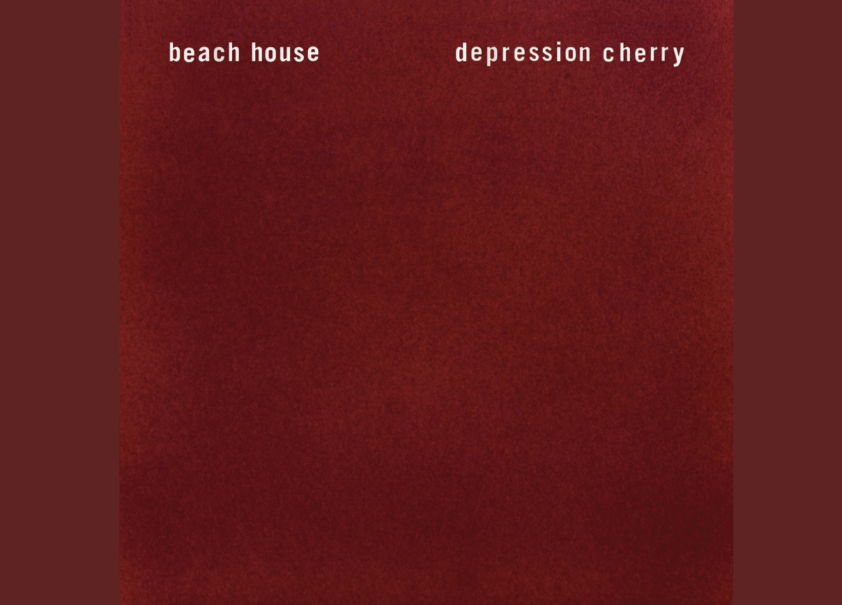 Beach House's "Depression Cherry" was released on August 28, 2015. Image courtesy of Sub Pop Records and Brian Roettinger.