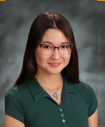 Aldrich in her junior year school picture. Courtesy of Aldrich. 