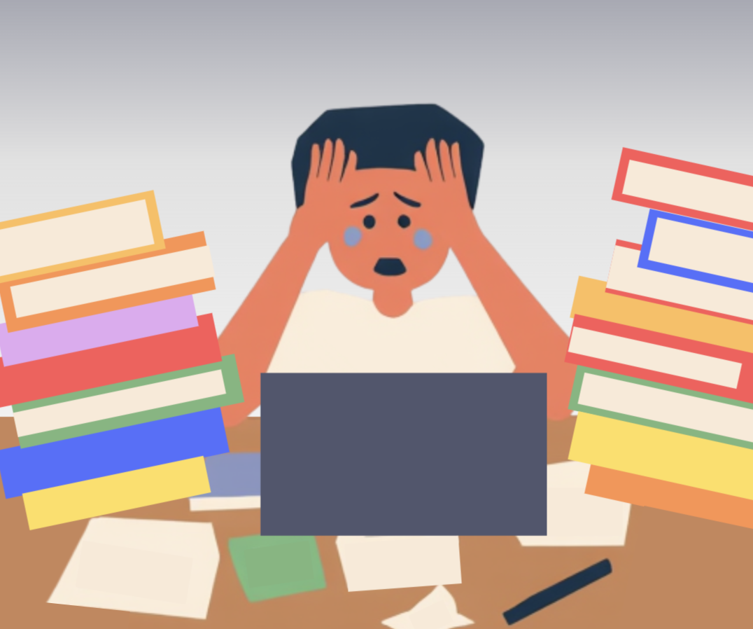 For many students, school stress has become part of daily life. 