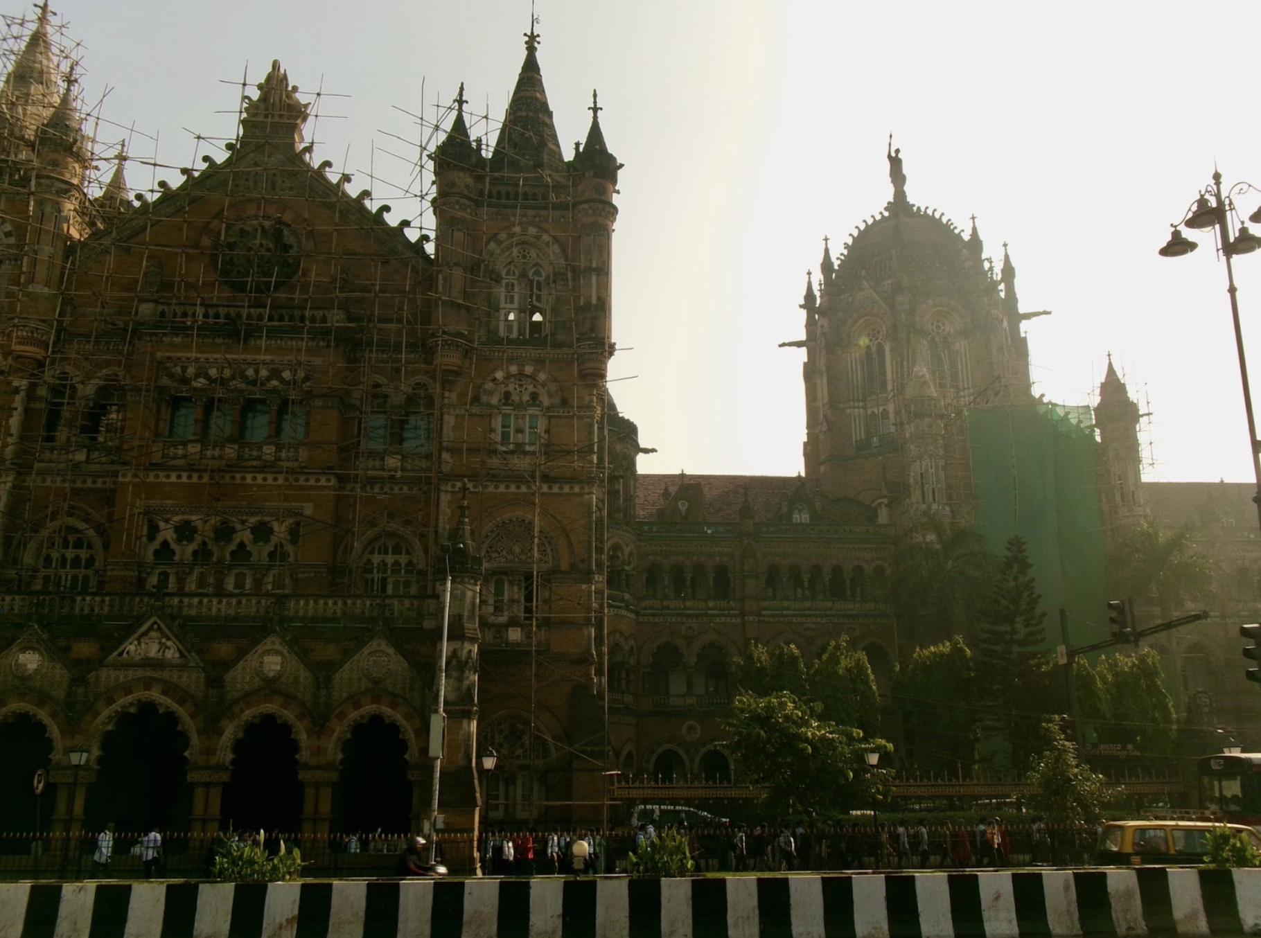 The Chhatrapati Shivaji Maharaj Terminus (छत्रपती शिवाजी महाराज टर्मिनस) is a historic railway station and a UNESCO World Heritage Site, where it serves as the headquarters of India's Central Railway.